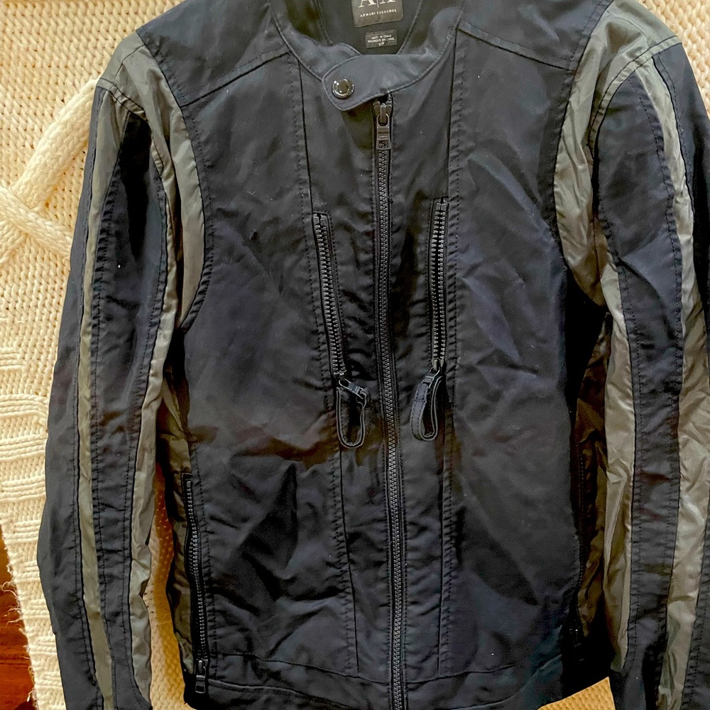 Armani exchange biker jacket